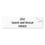 2012Search and RescueVehicle Bumper Stickers
