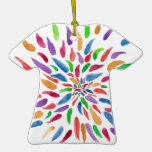 2013 Abstract Floral Christmas Ornaments