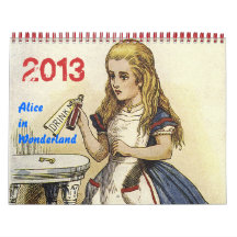 2013 Alice in Wonderland Calendar