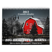 2013 Big Old Beautiful Rural Barns Calendars