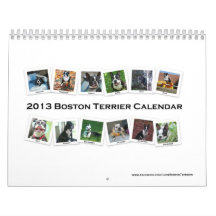 2013 Boston Terrier Calendar