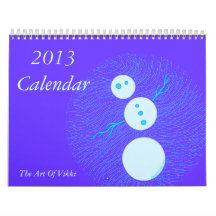 2013 Calendar by The Art Of Vikki Christmas Gift