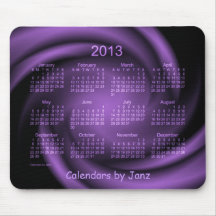 2013 Calendar Mouse Pads