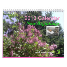 2013 Calendar - New Beginnings