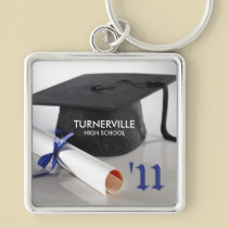 2013 Cap and Tassel Custom Graduation Keychain Gif keychains