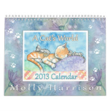 2013 Cat Calendar by Molly Harrison