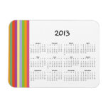 2013 Colorful Stripes Premium Flexi Magnet magnets