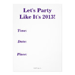 2013 Custom New Year's Eve Party Invitation