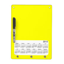 2013 Dry Erase Calendar Dry Erase Boards