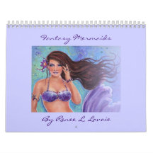 2013 Fantasy Mermaid Calender By Renee L. Lavoie Calendar