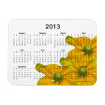 2013 Floral Calendar Premium Magnet magnets