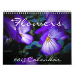 2013 Flowers Calendar