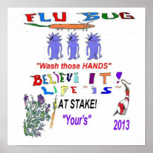2013 Flu Bug Posters