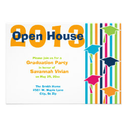 2013 Graduation Party Open House Invitations