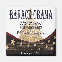 2013 Inaugural Obama Magnet