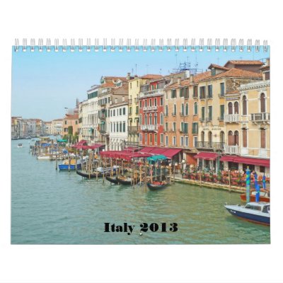 2013 Italy Calendar by Missy_Morrill