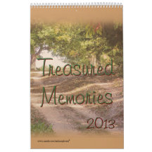 2013 Memories Calendar, add your own pictures