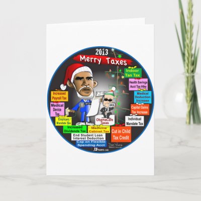 2013 Merry Taxes Greeting Card