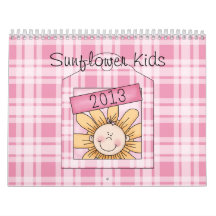 2013 Sunflower Kids Large Calendar