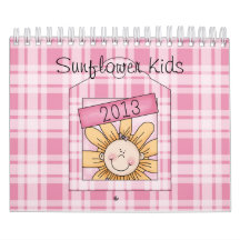 2013 Sunflower Kids Small Wall Calendar