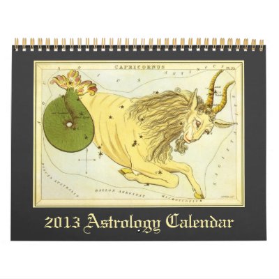2013 Vintage Astrology Celestial Signs of Zodiac Calendars from Zazzle