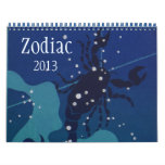 2013 Vintage Celestial Signs Zodiac Constellations Wall Calendars