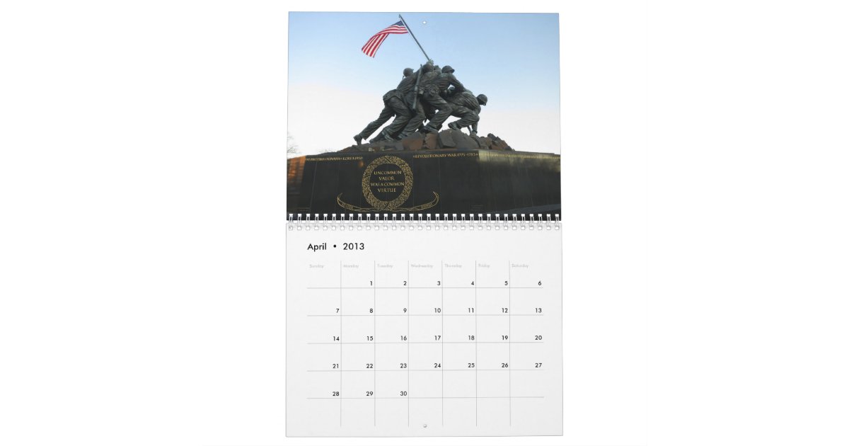 2013 Washington DC Calendar Zazzle