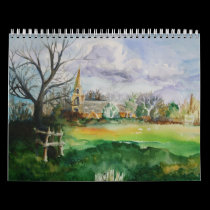 2013 Watercolor Calendar calendars