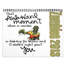 2013 zombie calendar