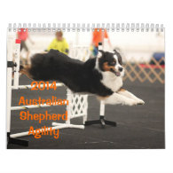 2014 Australian Shepherd Agility Calendar