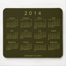 2014 Calendar Mouse Pads
