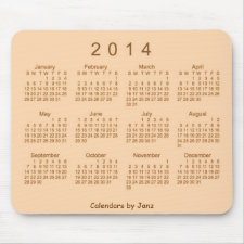 2014 Calendar Mousepads