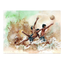 2014 Soccer boys football fans Print by Vimal posters