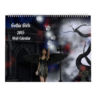 Gothic Calendars and Gothic Wall Calendar Template Designs