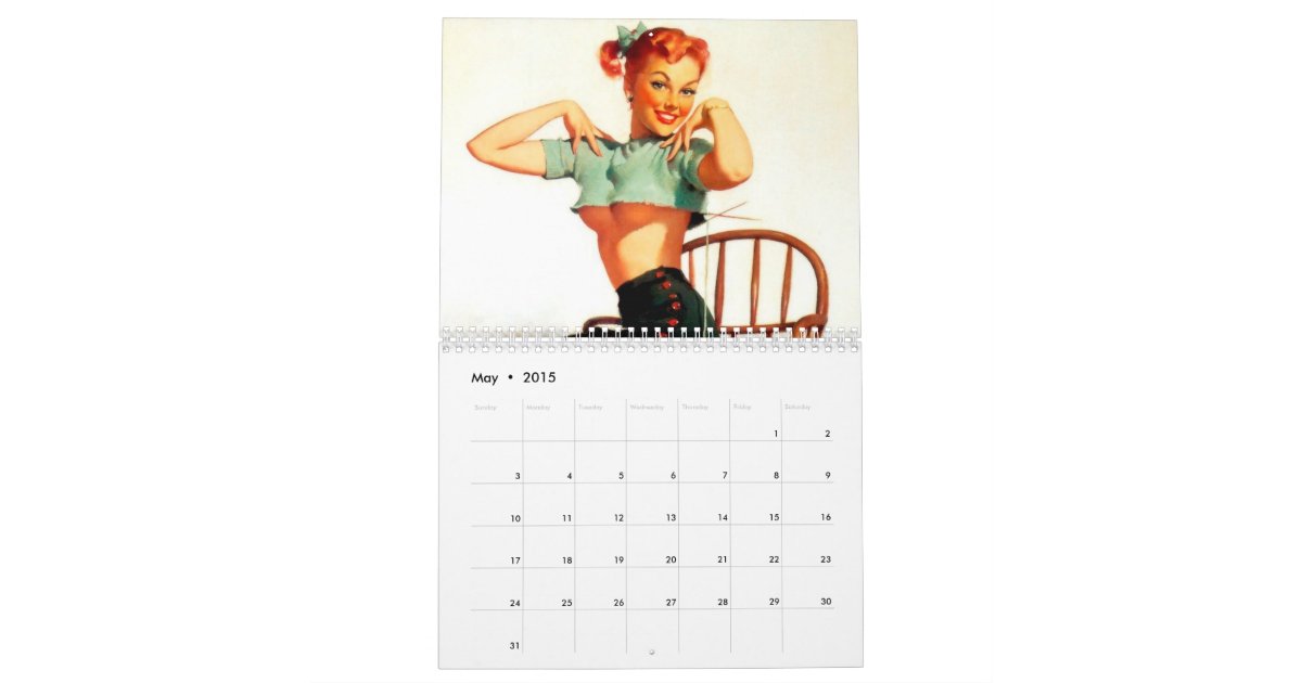 2015 Pin-Up Calendar | Zazzle