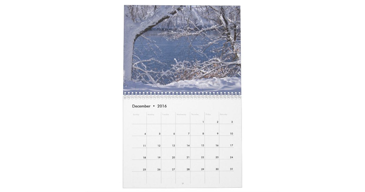 2016 Beautiful New England Calendar Zazzle