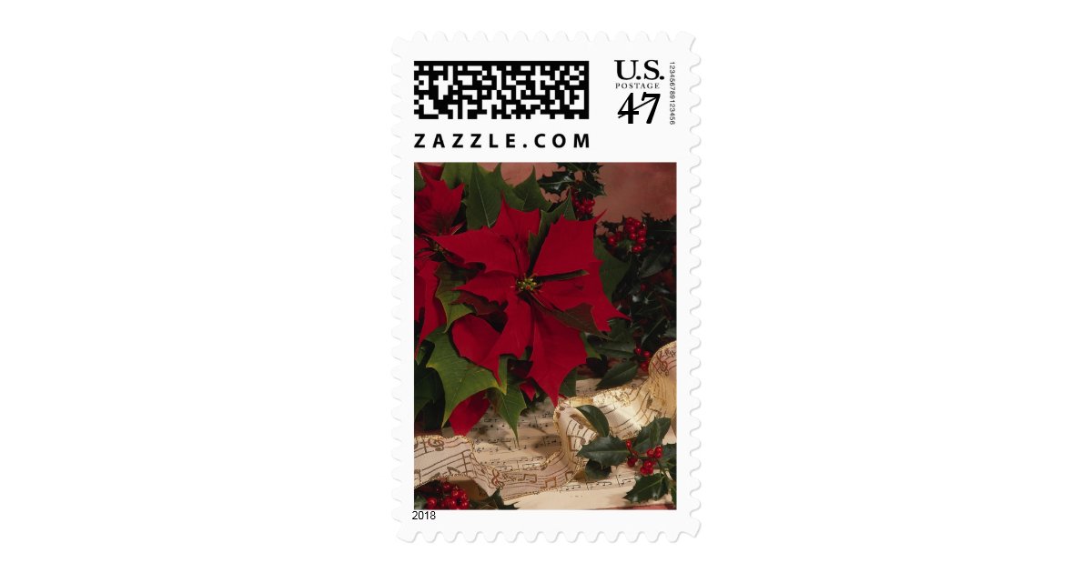 2016 Christmas Greeting Cards Postage Stamp Usps Zazzle