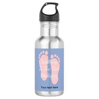 2016 Color Of The Year Insprational Quote Walking 18oz Water Bottle