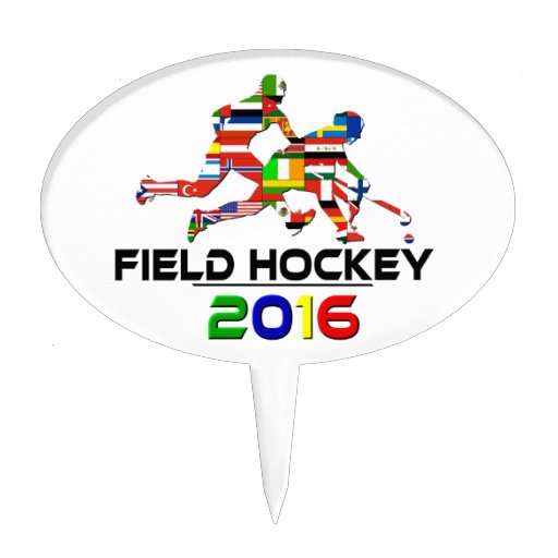 2016 Field Hockey Cake Toppers