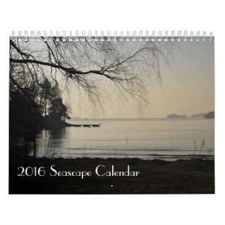 2016 Seascape Calendar, photos from Sweden Calendar