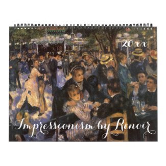 2016 Vintage Impressionism by Auguste Renoir Calendar