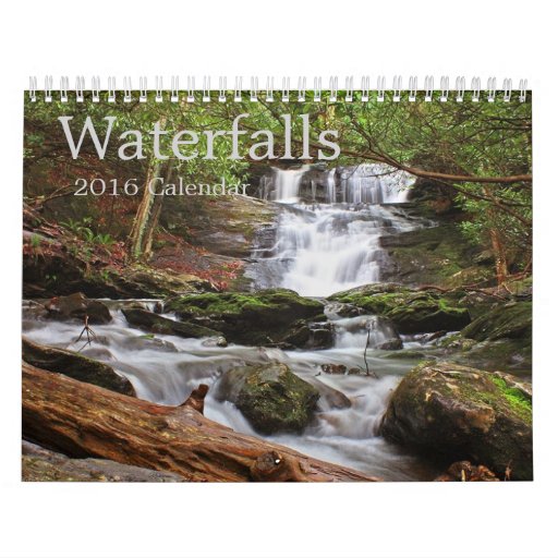 2016-waterfall-calendar-customizable-calendar-zazzle