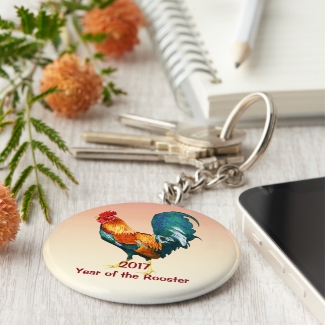 2017 Year of the Rooster Chinese New Year Keychain