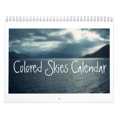 2019832162, Colored Skies Calendar by olo236