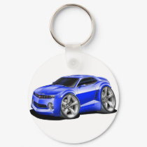 201 Camaro Blue Car keychains