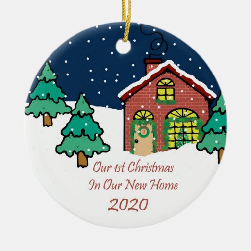 2020 new home christmas snowy brick house christmas tree 2020 new home christmas snowy brick house christmas tree