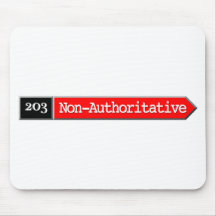 203-Non Authoritative Mouse Pads