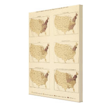 205 Manufactures/sq mile Canvas Print