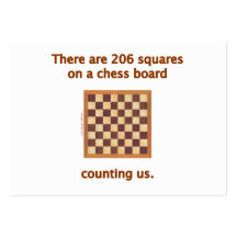 206 Chess Squares Business Card