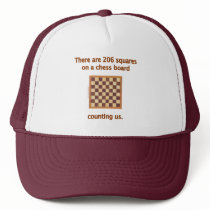 206 Chess Squares Mesh Hats